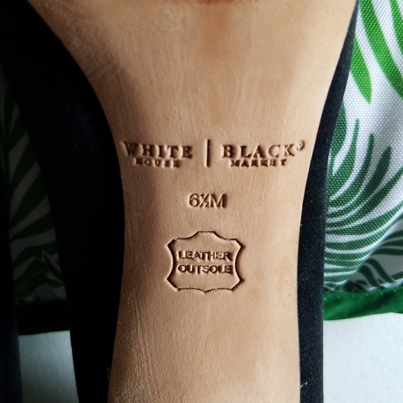 Spring Sale! White House Black Market black satin pumps - Picture 5 of 7